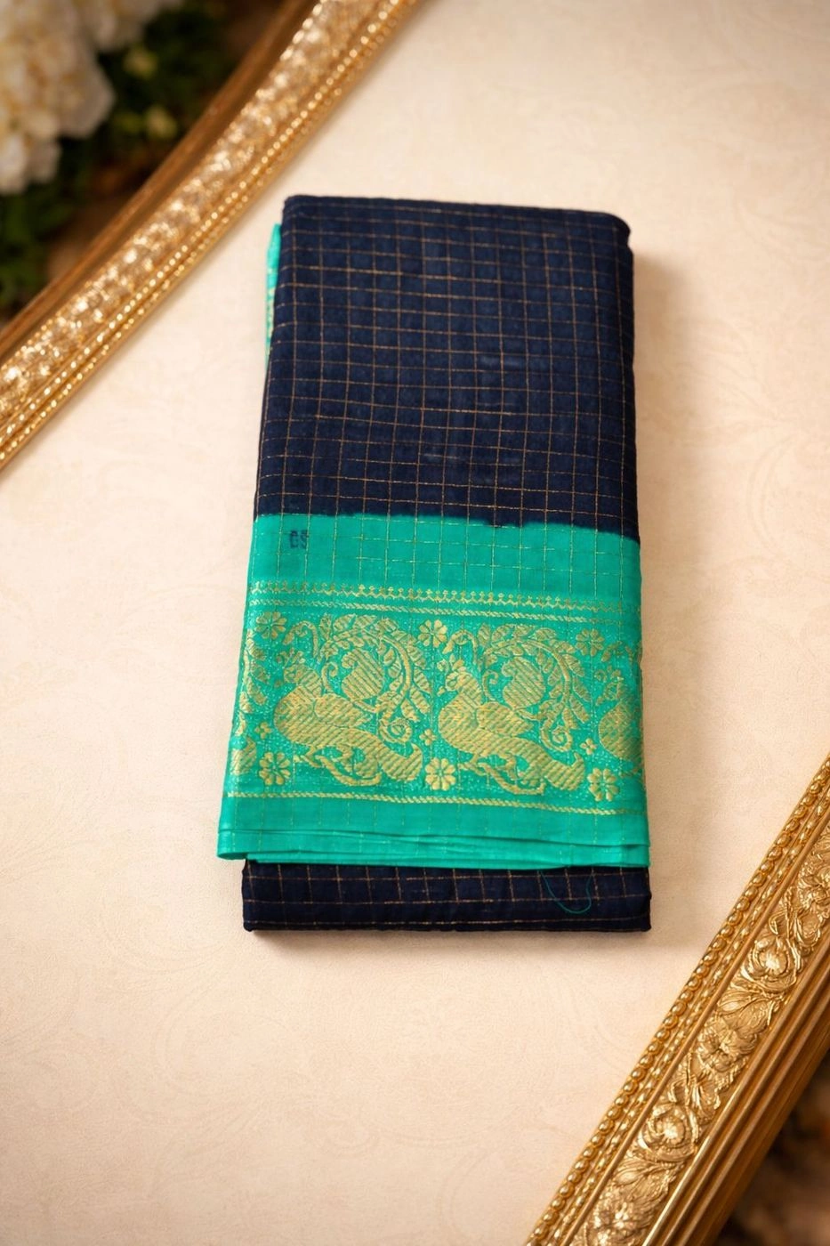 Sungudi cotton saree